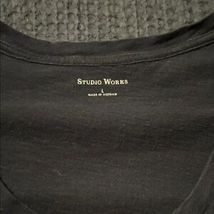 Studio Works Classic Black Tee